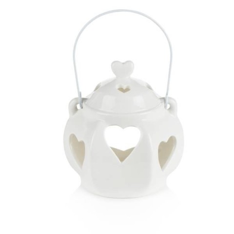 LANTERNA PORCELLANA BIANCA